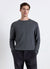 Plain crew neck sweater