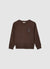 Rundhals-Sweatshirt mit Buchstabenapplikation