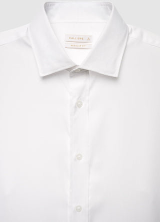 Unifarbenes Regular-Fit-Hemd