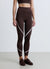 Long leggings with contrast edging