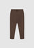 Long gym trousers in piqué fabric with drawstring waistband