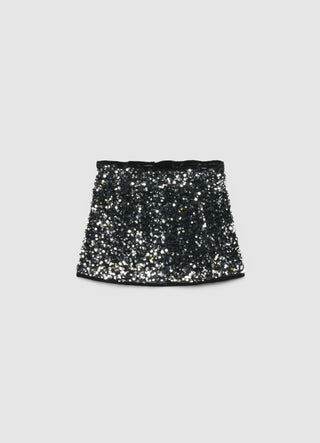 Shorts con paillettes
