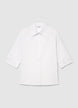 Camicia oversize in sangallo - M
