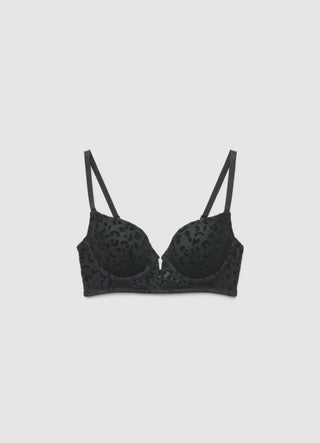 Reggiseno bustier floccato