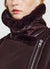 Padded jacket with fur-effect collar