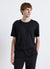 Ribbed crew neck T-shirt