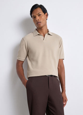 Plain colour polo T-shirt