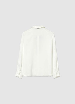 Camicia perle e fiocco
