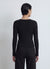 Cardigan a costine con gancetti