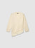 Pull doux à col en V avec dentelle à la base