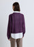 Sweater with shirt insert and V-neckline
