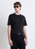 T-shirt girocollo a tinta unita