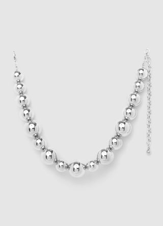 Choker necklace with beads