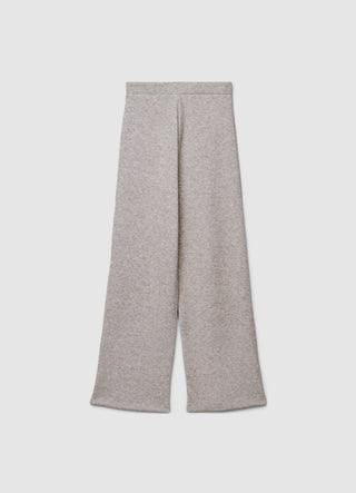 Soft solid-colour palazzo trousers