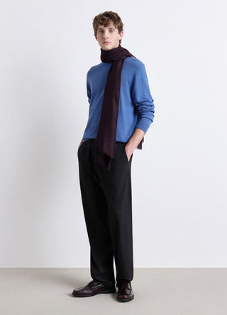 Plain crew neck sweater