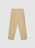 Straight ribbed trousers with elasticated waistband and cuffed hem