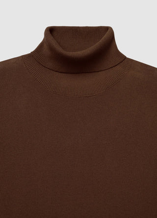 Pull à col roulé uni