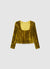 T-shirt peplo con drappeggio