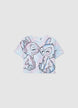 T-shirt con stampa Stitch ed Angel - 6-7