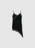 Vestito corto con spalline sottili e pizzo