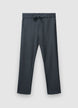 Lange Hose mit Schärpe - 48