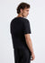 Plain-colour crew neck T-shirt