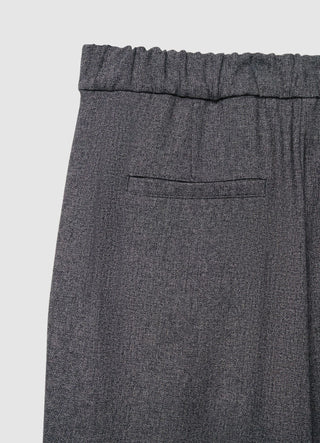 Salt and pepper cigarette trousers