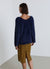 Pull effet peluche avec insert en dentelle
