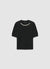 Kurzarmshirt mit Strasssteinen