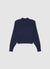 Crew neck cable knit sweater