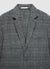 Veste croisée à carreaux en mélange de laine