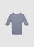 T-shirt maglia a costine