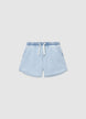 Pantaloncini jeans con coulisse e vita elasticizzata - 6-7