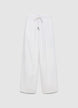 Pantalon jogger en mélange de lin - M