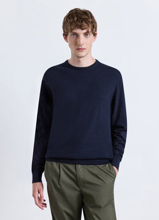 Plain crew neck sweater