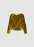 T-shirt peplo con drappeggio