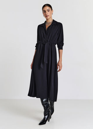 Shirt dress with knot SAB0076225001SC682 – Calliope