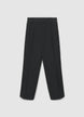 Trousers with an elasticated waist and cuffed hem - XS