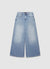 Low-rise wide-leg jeans
