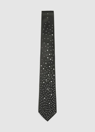 Tie with rhinestones