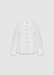 Cardigan peplo con bottoni - XL