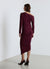 Ein-Schulter-Kleid mit Raffung