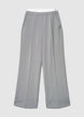 Palazzo trousers with cuff and waistband - XS