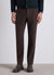 Pantaloni chino effetto lana