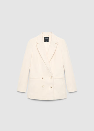 Zweireihige Samtcord-Jacke