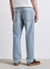 Solid-colour tapered jeans