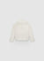 Cardigan con frange e laccetti
