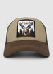 Cappellino baseball con rete e patch ricamata - TU