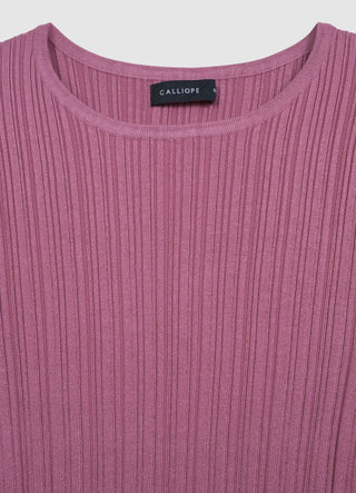 T-shirt maglia a costine