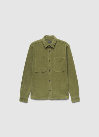 Chemise côtelée avec poches poitrine